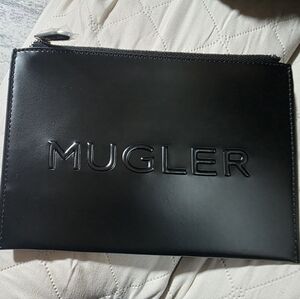 Mugler Sleek Black Toiletry Bag
